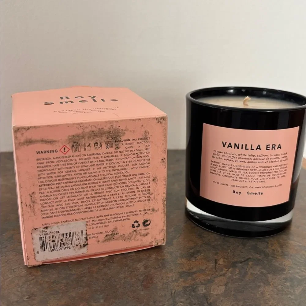 ✨NIB✨ New in Box Boy Smells “Vanilla Era” Candle 8.5oz